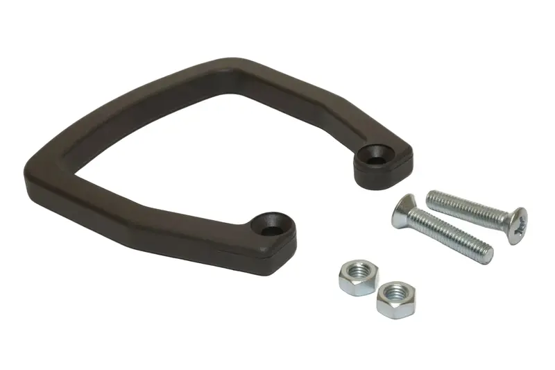 108905 / 95239-01 REMA DIN 80 A handle - flat - with 2 screws M6x30 - acid resistant