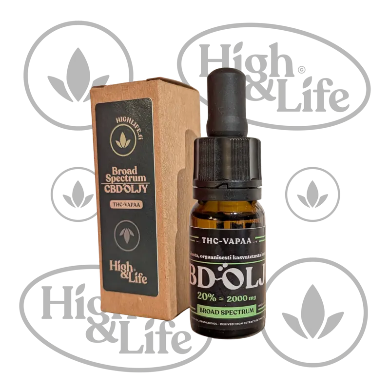 Broad Spectrum CBD-öljy (20%)