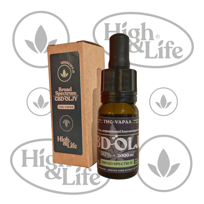 Broad Spectrum CBD-öljy (30%)