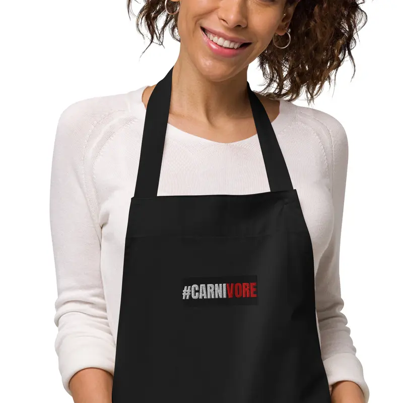 #carcivore cotton apron