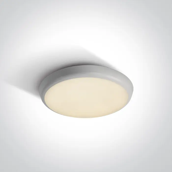 ONE Light Ceiling Light 67366E/W/W WHITE LED PLAFO 12w WW IP54 EMERGENCY 3 hrs 230V
