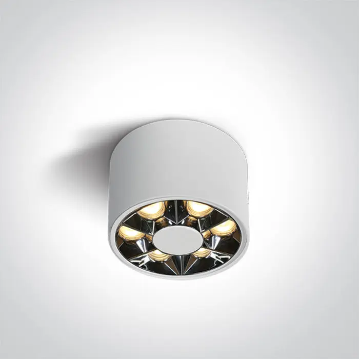 ONE Light Ceiling Light 6W 480lm 3000K CRI90 IP20 White 12106X/W/W
