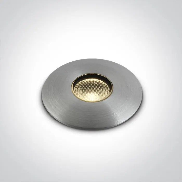 ONE Light Inground Light 2W 150lm 3000K CRI90 IP67 Aluminium 69042/AL/W