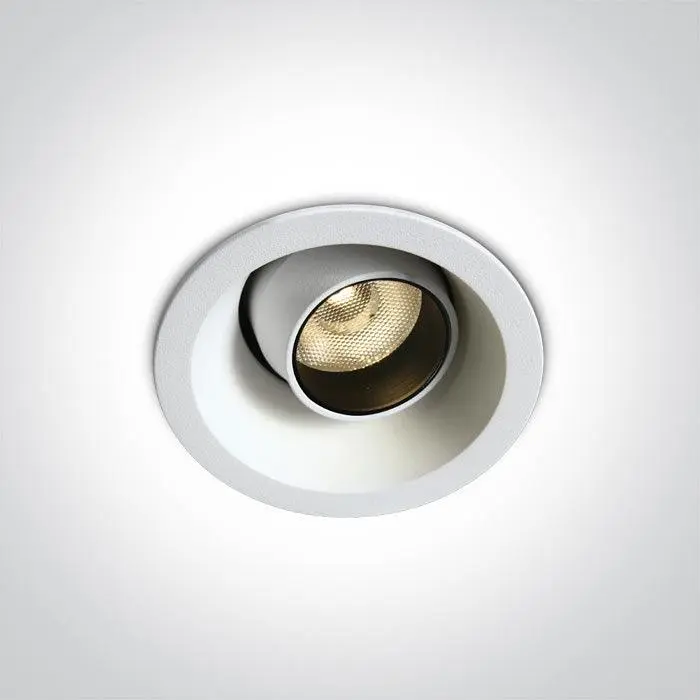 ONE Light Lighting Component 11106M/W/W WHITE COB LED 6W WW 350mA 24deg IP20 ADJUSTABLE