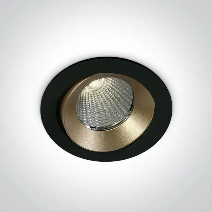 ONE Light Lighting Component 11112P/B/W BLACK COB LED 12W WW 40deg 700mA IP65 DARK LIGHT