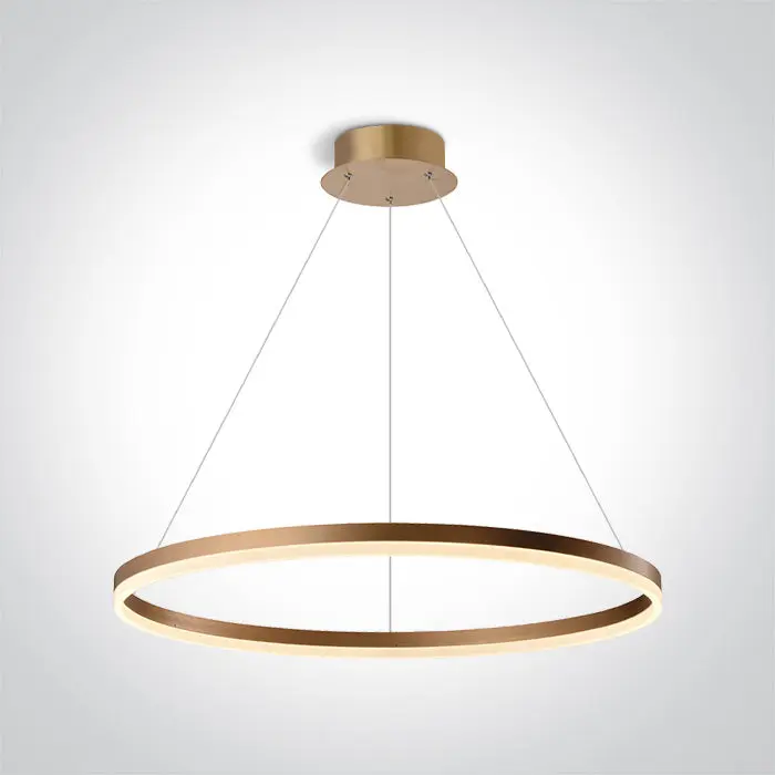 ONE Light Pendant Light 60W 6800lm 3000K CRI80 IP20 Brass 63144B/BS/W