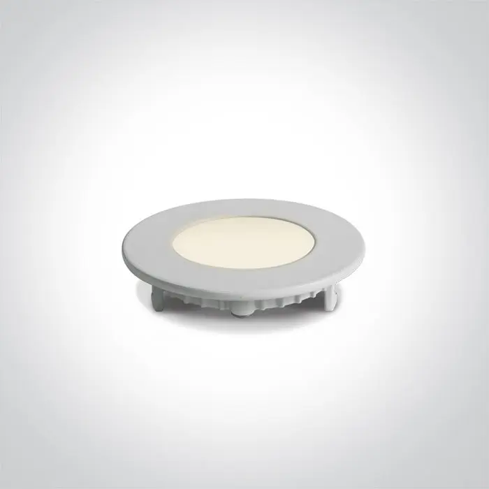 ONE Light Recessed LED Downlight 3W 240lm 3000K-4000K-5700K CRI80 IP20 White 10103FA/W/V