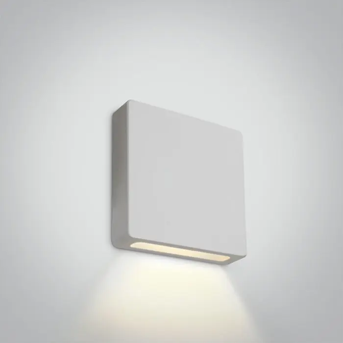 ONE Light Recessed Wall Light 2W 100lm 3000K CRI90 IP65 White 68074A/W/W