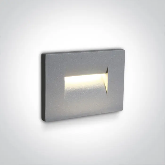 ONE Light Recessed Wall Light 3,6W 85lm 3000K CRI80 IP65 Grey 68064/G/W