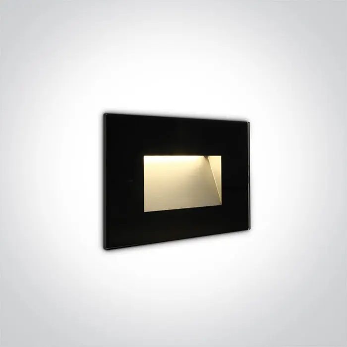 ONE Light Recessed Wall Light 3W 200lm 3000K CRI80 IP65 Black 68076/B/W