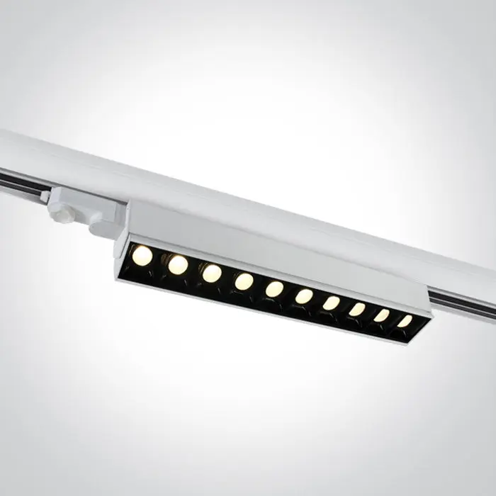 ONE Light Track Rail 10x5W 10x580lm 3000K CRI80 IP20 White 65024T/W/W