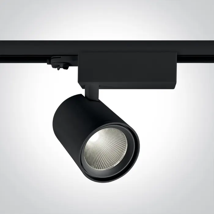 ONE Light Track Spot 65619T/B/C BLACK COB LED 38W CW 36deg 230V