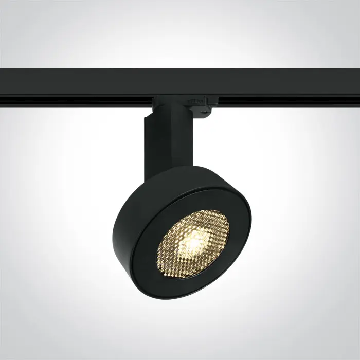 ONE Light Track Spot 65652T/B/W BLACK COB LED 30W WW TRACKSPOT HONEYCOMB 24deg 230V
