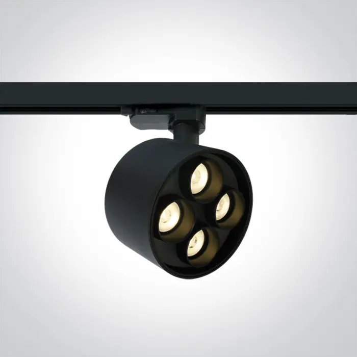 ONE Light Track Spot 65656CT/B/W BLACK LED 24W WW IP20 230V DARK LIGHT