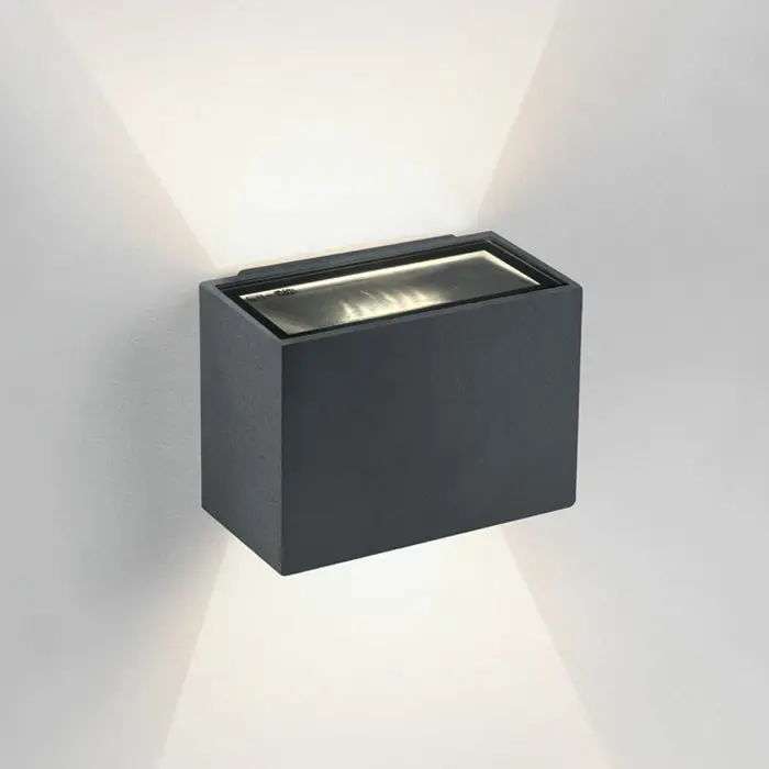 ONE Light Wall Light 2x3W 2x210lm 3000K CRI80 IP54 Anthracite 67374/AN/W