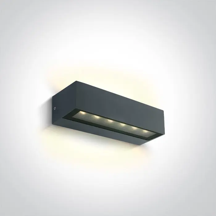 ONE Light Wall Light 2x6W 720lm 3000K CRI80 IP65 Anthracite 67526B1/AN/W