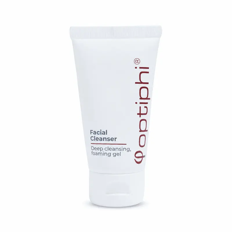 Optiphi Active Facial Cleanser 50ml – monitoiminen puhdistusaine ja hellävarainen kuorinta