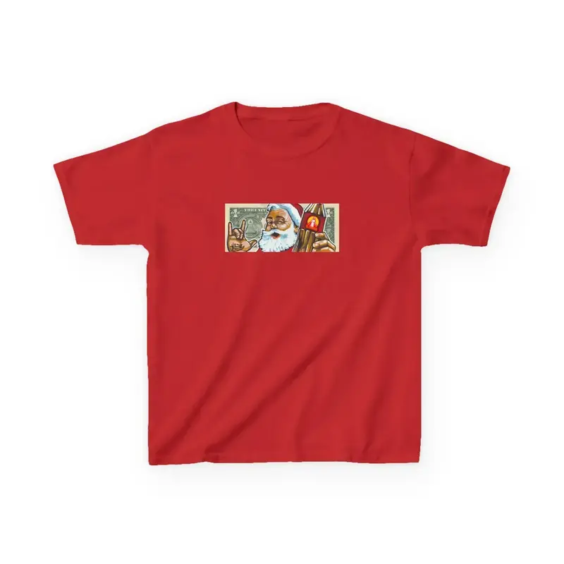 "SANTA DOLLAR" Lasten T-Paita