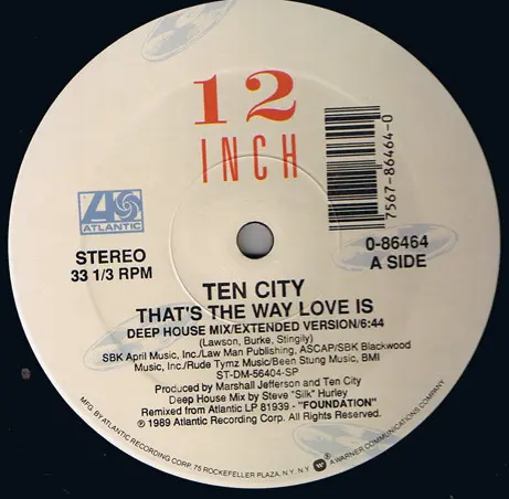 That's The Way Love Is (12")